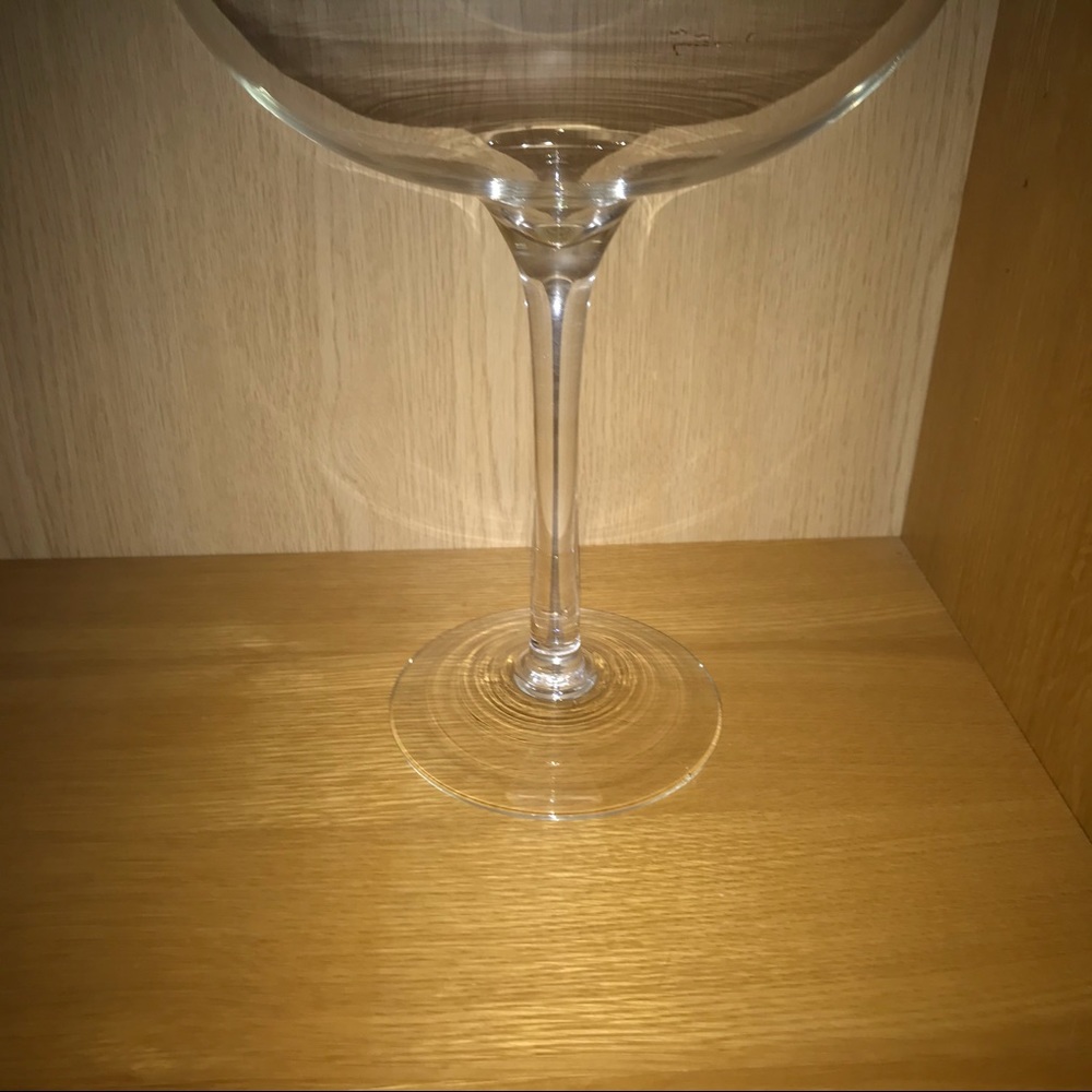 New Tall Glass Compote 22 1/2” Tall 7 7/8” Rim - Picture 3 of 16